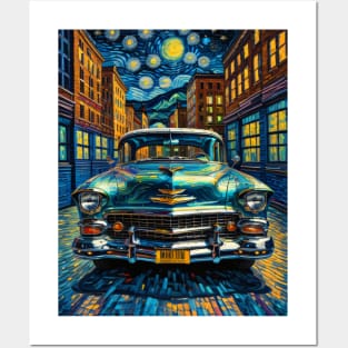 Bel Air in starry night Posters and Art